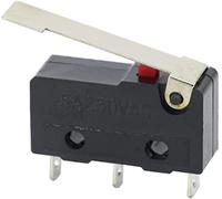 Botón de interruptor encendido 10 Pcs Micro Switch 2/3pin NO C Mini límite 5A 250VAC KW11-3Z Paladro arco rodillo Acción Snap Push Switches(3p Long Handle)