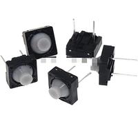Botón de interruptor encendido 10pcs Touch Switch 8 * 5 pin 5h silencioso gel sílice mm Pin dos pies conductor botón silicona Interruptor 2pin 8x8x5