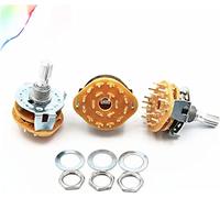 Botón de interruptor encendido Rs25 Soporte del panel eje 1p11t 2p4t 2p5t 2p6t 3p3t 3p4t 4p3t Banda selectora giratorio(3p4t)