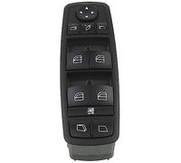 Botón De Interruptor Ventana Coche Autopartes Para Mercedes GL 320 350 450 R 280 300 500 550 63 Control Eléctrico Interruptor De Ventana Principal A2518300390(Negro)