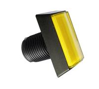 Botón de juego rectangular de 12 V con iluminación LED, interruptor de botón de 30 x 50 mm para videojuegos de arcade
