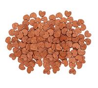 Botón de madera con forma de corazón, hebilla de parche Vintage no estimulante, seguro de madera para ropa de niños, decoración DIY, 200 Uds.