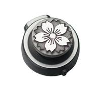 Botón de obturador de cámara antideslizante tallado con detalles de flores y construcción de latón para compatibilidad con DSLR XT30 A7C2