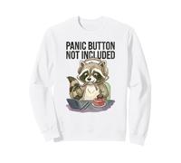 Botón de pánico no Incluido Worker Life Ani Funny Office Humor Sudadera