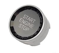 Botón de parada de arranque del motor diseñado para BMW F20 F21 2012-2016 F22 F23 2015-2016 F30 F31 2012-2016 F32 F33 2014-2016 F10 F11 2011-2011-2016 6 (Plata)