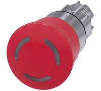 Botón De Parada De Emergencia Iluminado Siemens 40mm Metal - 3SU10511HB200AA0