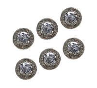 botón de plástico, Paquete de 12 botones de circonita de 10 mm for cárdigans, camisas, manualidades, accesorios de vestuario
