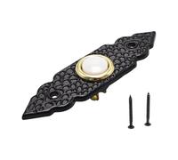 Botón de puerta iluminado de estilo antiguo con la mayoría de los sistemas, aleaciones de zinc resistentes a la intemperie, instalación simple, configuración rápida, botón de timbres