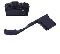 Botón de pulgar de metal compatible con cámara Fujifilm Fuji X-M5, mango de pulgar con tapa de montaje de zapata caliente, mango de dedo, extensión de agarre para el pulgar