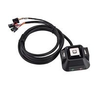 Botón de reinicio de Encendido para PC de Escritorio con Dos Puertos USB 2.0, Conectores de Audio y micrófono, y Cable de extensión de 1,55 m para Uso en hogares, oficinas y