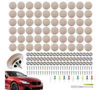 Botón de Reparación para Techo de Coche-Botón de Remaches Automotrices,Broches para Tela de Techo con Herramienta para Camionetas y Autocaravanas