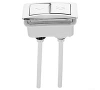 Botón de repuesto ABS para sistemas de descarga de tanque de inodoro compatible con inodoros de doble descarga accesorio de reparación de tanque de inodoro
