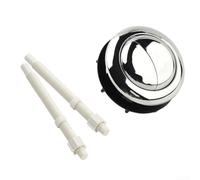 Botón de repuesto para cisterna de inodoro de doble descarga de 38 mm, 48 mm, material ABS, chapado en cromo, ahorro de agua, fácil de instalar, tanque de montaje superior, accesorio de baño con