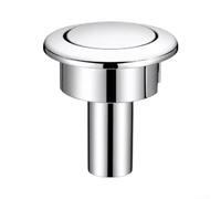 Botón de repuesto para inodoro de descarga simple, perilla de cisterna ABS para reparación de tanque de inodoro de Reino Unido, actuador de cabeza redonda de 4,8 cm