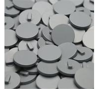 Botón de resina, 6 botones de abrigo for coser manualidades hechas a mano(Grey,21mm)