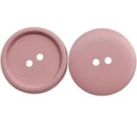 Botón de resina, 6 uds. Botones de abrigo for costura de camisas de mujer(Pink,17mm)