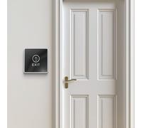 Botón de salida con interruptor de puerta infrarrojo, diseño táctil e indicador para una visualización clara del estado y un funcionamiento suave en aplicaciones de control de acceso (86 x 50 mm)