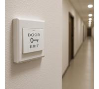 Botón de salida de puerta saliente