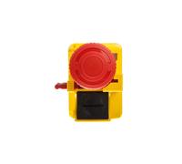 Botón de seguridad para carcasa rojo sobre TeSys GV2K04