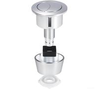 Botón de tanque de inodoro con actuador de descarga doble, ajuste de 20 mm a 60 mm, construcción robusta de ABS para válvulas Fluidmaster PRO550UK y Skylo SKY005, botón de cisterna de fácil