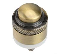 Botón de timbre redondo de latón de 16 mm para sistemas de control de acceso 36 V CC 2 A Max Interruptor momentáneo de reinicio automático con contacto plateado y dorado