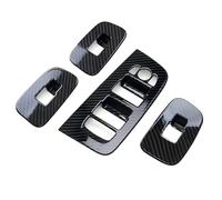 Botón de ventana Cubierta de Interruptor Elevalunas Para Volvo Para Xc60 2017-2024 Botón de control de ventana(Carbon Fiber Pattern)