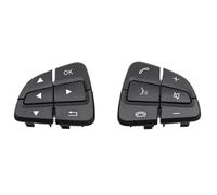 Botón De Volante Compatible Con Benz Para CLS Clase W218 2014-2017 Para Clase A W176 2016-2018 Botones Interruptor Control De Crucero Volante Automóvil A09990506009107(Silver,2pcs)