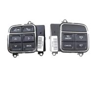 Botón De Volante Compatible Con Dodge Para Journey Para Grand Para Caravan 2012-2020 56046255AD 56046094AE Botones Interruptor De Control De Crucero Del Volante Del Automóvil(2pcs)