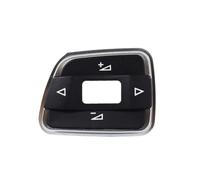 Botón De Volante Compatible Con VW Para Golf 6 Para Passat B7 Para Magotan Embellecedor De Cubierta Del Botón De Control Audio Del Interruptor Volante Multifuncional Del Coche(1pcs Left)