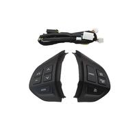 Botón de volante multifunción Control de crucero Swit para Mitsubishi para Lancer CX 10 para Lancer X para Outlander ASX Colt para Pajero Sport RVR Volante Interruptores(Negro)