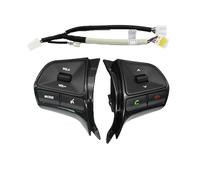 Botón de Volante Multifunción Universal para Coche Botón Control Volante Para KIA Para K2 Para RIO Audio Bluetooth Teléfono Interruptor Volumen Reemplazar Piezas Automóvil(Piano Switch)
