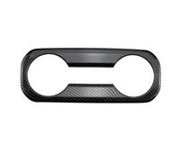 botón decoración pegatina Compatible Con Chevrolet Para Silverado 2019 2020 2021 Cubierta Para Portavasos Embellecedor Reposabrazos Accesorios De Decoración Interior.(Rear cup frame trim)