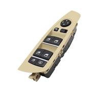 Botón Del Espejo Retrovisor Del Interruptor Ventana Principal Lado Izquierdo Conductor Para Serie 7 F01 F02 730Li 740Li 750Li 760Li 61319241915(Beige)