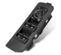 Botón del Interruptor Botón de control del elevalunas eléctrico delantero izquierdo para Ford 2015-2020 con panel FL3Z-14529-BA Interruptor elevalunas
