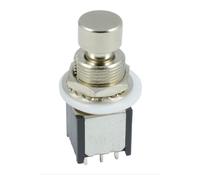 Botón del interruptor de control de energía, dispositivo de efecto de 6 pies de metal, punta de PCB de clavo, autobloqueo/reinicio