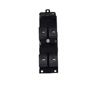 Botón del interruptor de la ventana eléctrica Interruptor de Consola Principal del Panel Ventana Eléctrica Para Vw Para Passat B5 Para Jetta Para Bora MK4 1J4959857B(White)