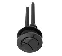Botón Descarga Inodoro, Botón Descarga Inodoro Doble Negro 38 Mm, Cabeza Redonda