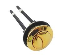 Botón Descarga Inodoro Doble Pulsación, 1 Uds. Tanque Inodoro Dorado, Botón 38mm/48mm/58mm, Botones Pulsadores Inodoro Forma Redonda, Accesorios Baño(Fits 46mm-56mm Hole)