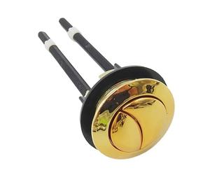 Botón Descarga Inodoro Doble Pulsación, 1 Uds. Tanque Inodoro Dorado, Botón 38mm/48mm/58mm, Botones Pulsadores Inodoro Forma Redonda, Accesorios Baño(Fits 57mm-67mm Hole)