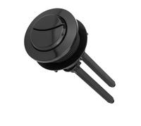 Botón Descarga Inodoro Negro 38 Mm, Botón Descarga Inodoro Doble Cabeza Redonda
