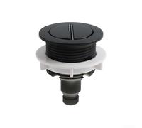 Botón Doble Cisterna 38mm Válvula Descarga ABS Botón Doble Cisterna(Black) | doble botón, para ajuste perfecto 38mm, para fácil instalación, acabado , para estilo moderno