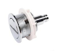 Botón Doble Cisterna 38mm Válvula Descarga ABS Botón Doble Cisterna(Silver) | doble botón, para ajuste perfecto 38mm, para fácil instalación, acabado , para estilo moderno
