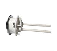 Botón Doble Descarga Plata para fácil Instalación Botón Doble(silver 38mm) | Doble descarga, ahorro agua, compatible , instalación sin herramientas, acabado plateado