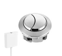 Botón Doble Descarga - Resorte Inoxidable, Prensa Universal | Piezas Tanque Inodoro Kit Reemplazo Se Adapta Mayoría Inodoros Pulsador Flexible Ajustable Baño Reparación Accesorio Equipo Pieza