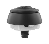 Botón doble para inodoro Siamp | Para válvula de descarga a presión Optima 50, cable de 53 mm, plástico de doble cantidad para baño negro, oro, plata