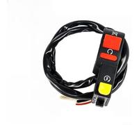 Botón eléctrico de arranque y parada, 1 paquete de interruptor de apagado de motocicleta para manillar de 7/8 pulgadas, interruptor de encendido y apagado del lado derecho, fácil instalación
