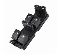 Botón Eléctrico Ventana Interruptor Elevalunas Eléctrico Principal 1J4959857A Para VW Para Golf Para Bora Seat Para Skoda Para Octavia Para Fabia Luz Roja Interruptor Elevalunas(Window Logo)