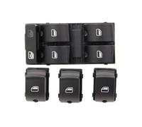 Botón elevalunas Botón Interruptor Ventana Eléctrica Principal 8ED959855 8E0959851 Para A4 S4 B6 Para SEAT Para Exeo Pasajero Delantero Izquierdo Interruptor Botonera Elevalunas(Set 1)