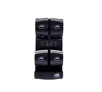 Botón Elevalunas Para A3 A4 S4 RS4 B6 B7 A6 S6 RS6 C6 Q7 4F0959851H Botón Regulador Del Interruptor Elevador De Vidrio Ventana Cromado Coche