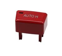 Botón freno mano coche Freno Mano Electrónico Coche Interruptor Estacionamiento Botón P Cubierta H Automática Para X5 X6 E70 E71 E72 2007-2013 61319148508(Rojo automático H)